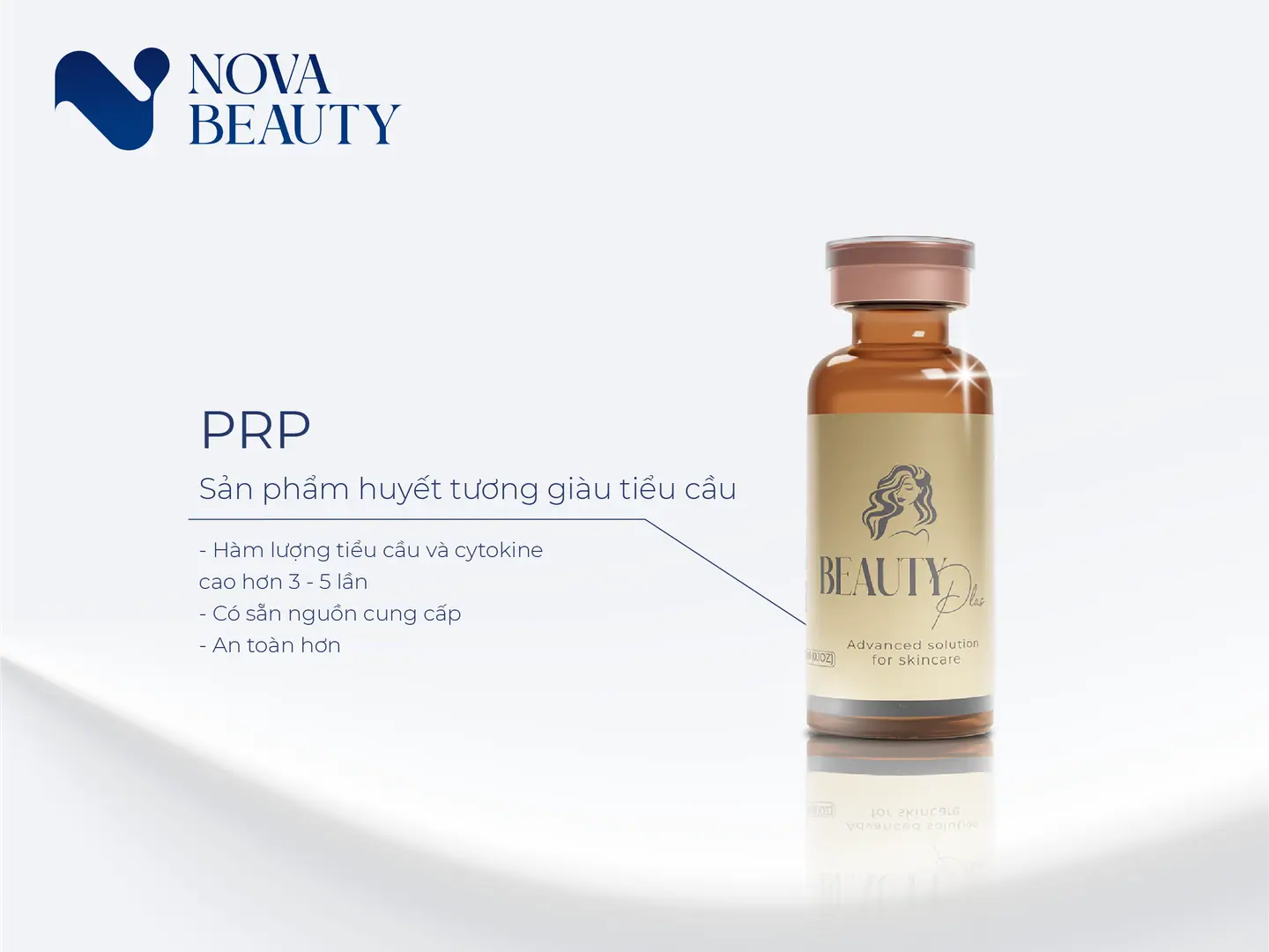 BeautyPlas là dòng sản phẩm huyết tương siêu giàu tiểu cầu (PRP) dưỡng da cao cấp